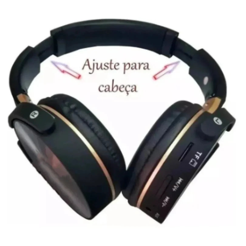 Fone de Ouvido Bluetooth Sem Fio  JB 950  Radio FM Mp3 Cartão Memória