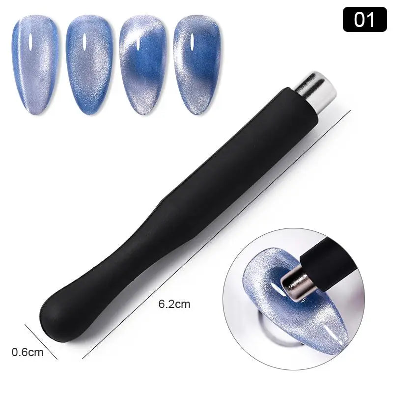 5mm Round Magnet Balls Multi-function Nails Sparkling Flower Carving Cat Magnet Strong Magnetic Stick Manicure DIY Magnet Rod