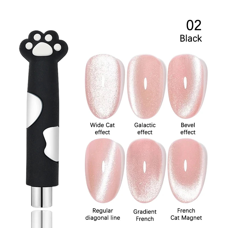 5mm Round Magnet Balls Multi-function Nails Sparkling Flower Carving Cat Magnet Strong Magnetic Stick Manicure DIY Magnet Rod