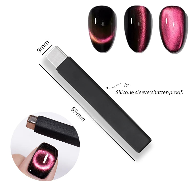 5mm Round Magnet Balls Multi-function Nails Sparkling Flower Carving Cat Magnet Strong Magnetic Stick Manicure DIY Magnet Rod