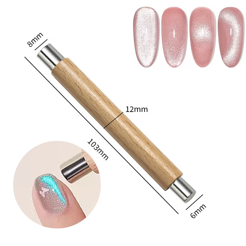 5mm Round Magnet Balls Multi-function Nails Sparkling Flower Carving Cat Magnet Strong Magnetic Stick Manicure DIY Magnet Rod