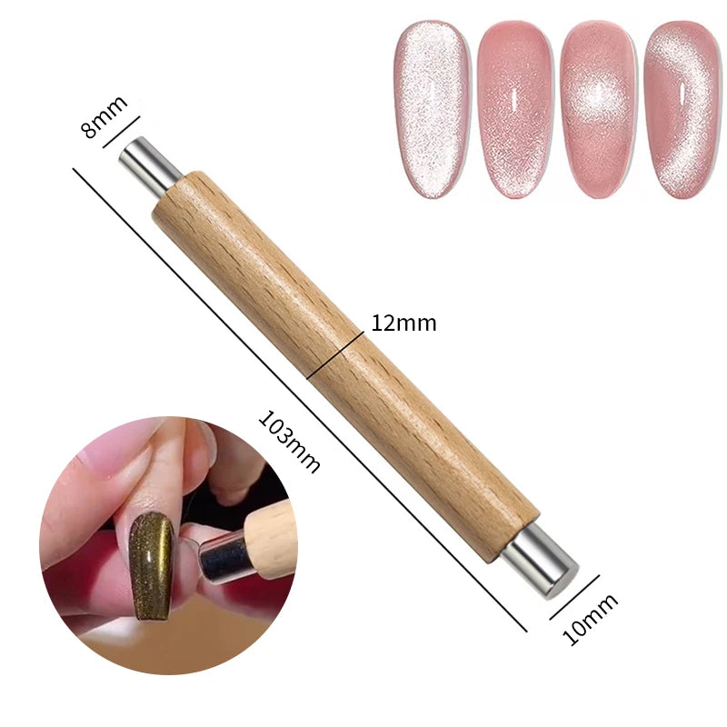 5mm Round Magnet Balls Multi-function Nails Sparkling Flower Carving Cat Magnet Strong Magnetic Stick Manicure DIY Magnet Rod
