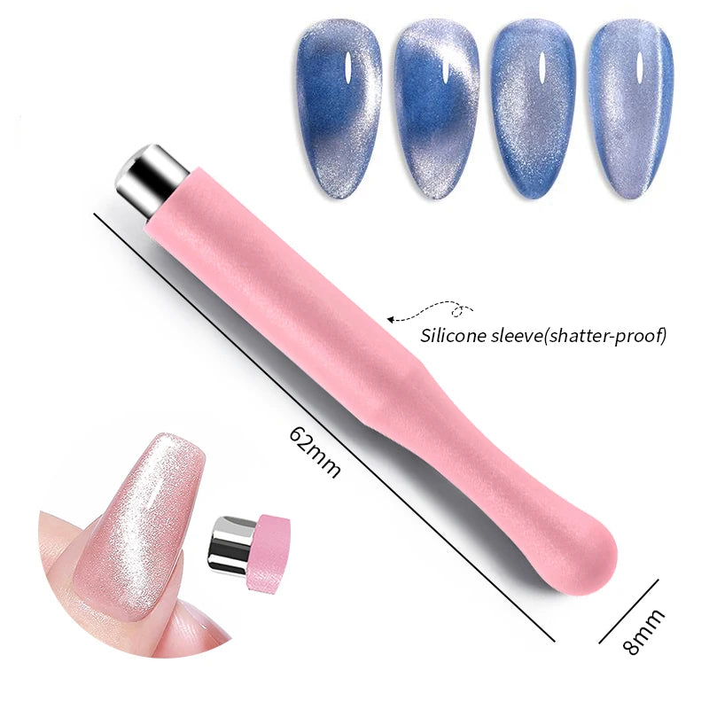 5mm Round Magnet Balls Multi-function Nails Sparkling Flower Carving Cat Magnet Strong Magnetic Stick Manicure DIY Magnet Rod