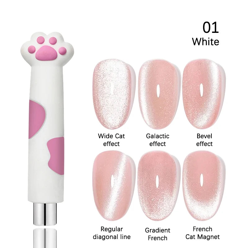 5mm Round Magnet Balls Multi-function Nails Sparkling Flower Carving Cat Magnet Strong Magnetic Stick Manicure DIY Magnet Rod