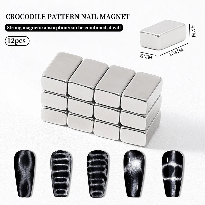 5mm Round Magnet Balls Multi-function Nails Sparkling Flower Carving Cat Magnet Strong Magnetic Stick Manicure DIY Magnet Rod